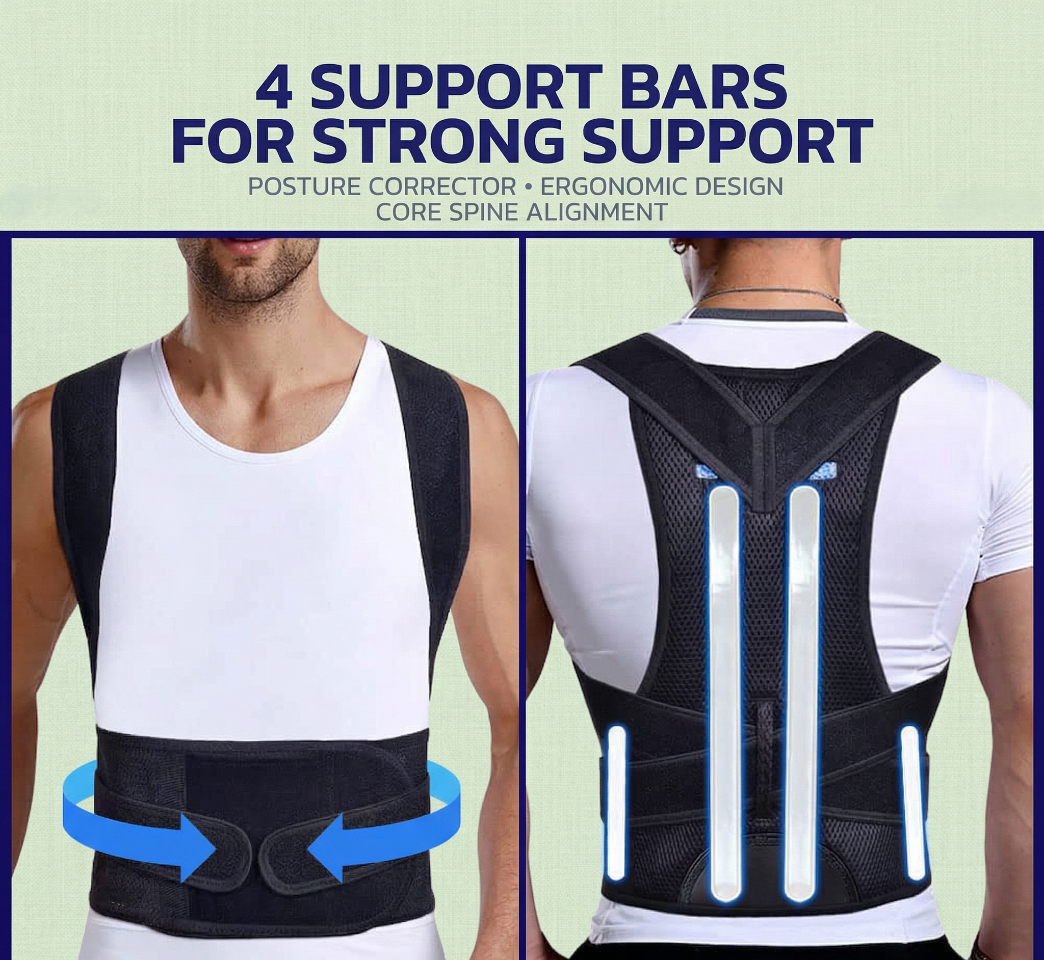 Upgraded Posture Corrector Back Brace for Men and Women