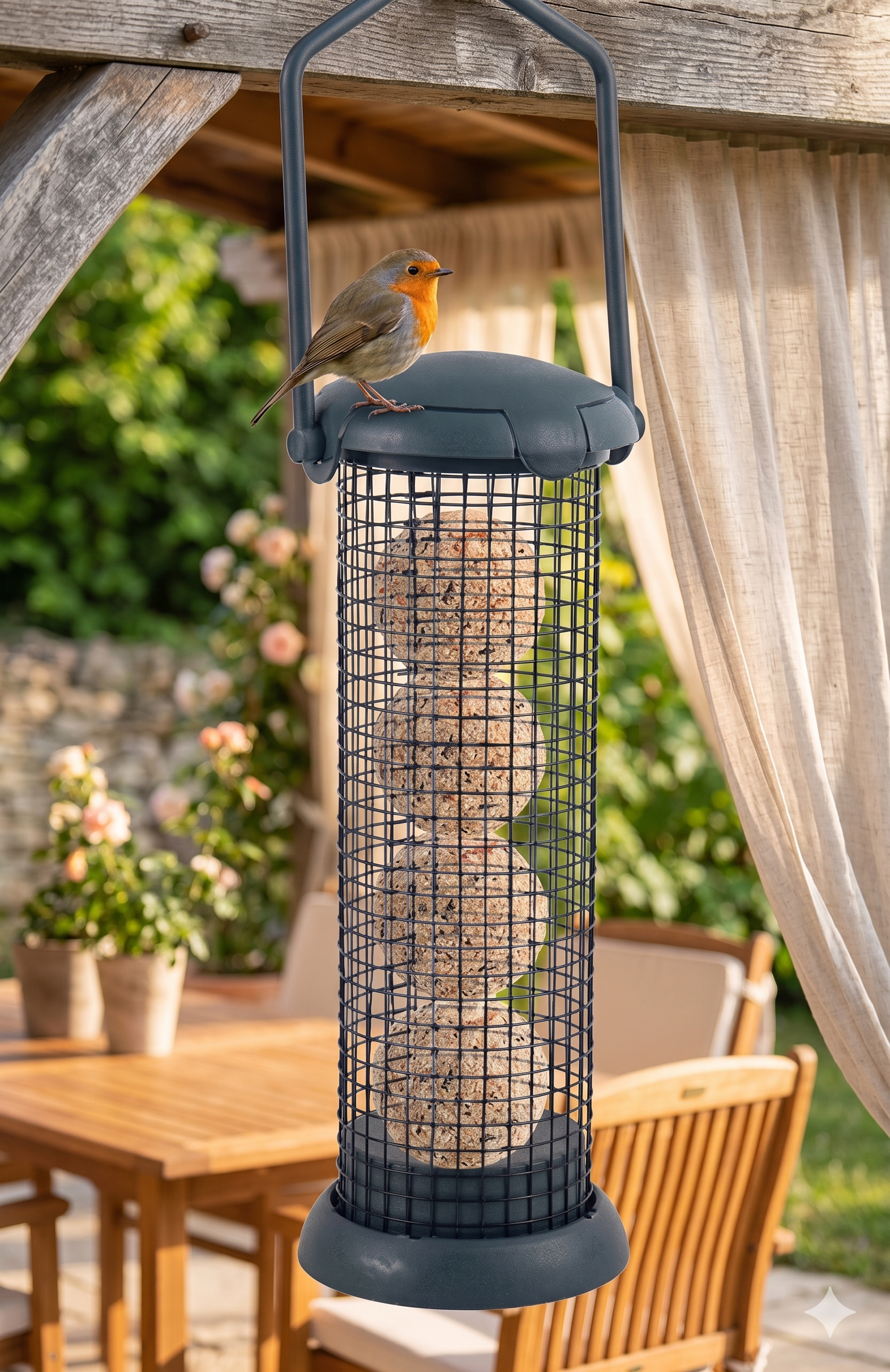 Premium Outdoor Hanging Bird Feeder