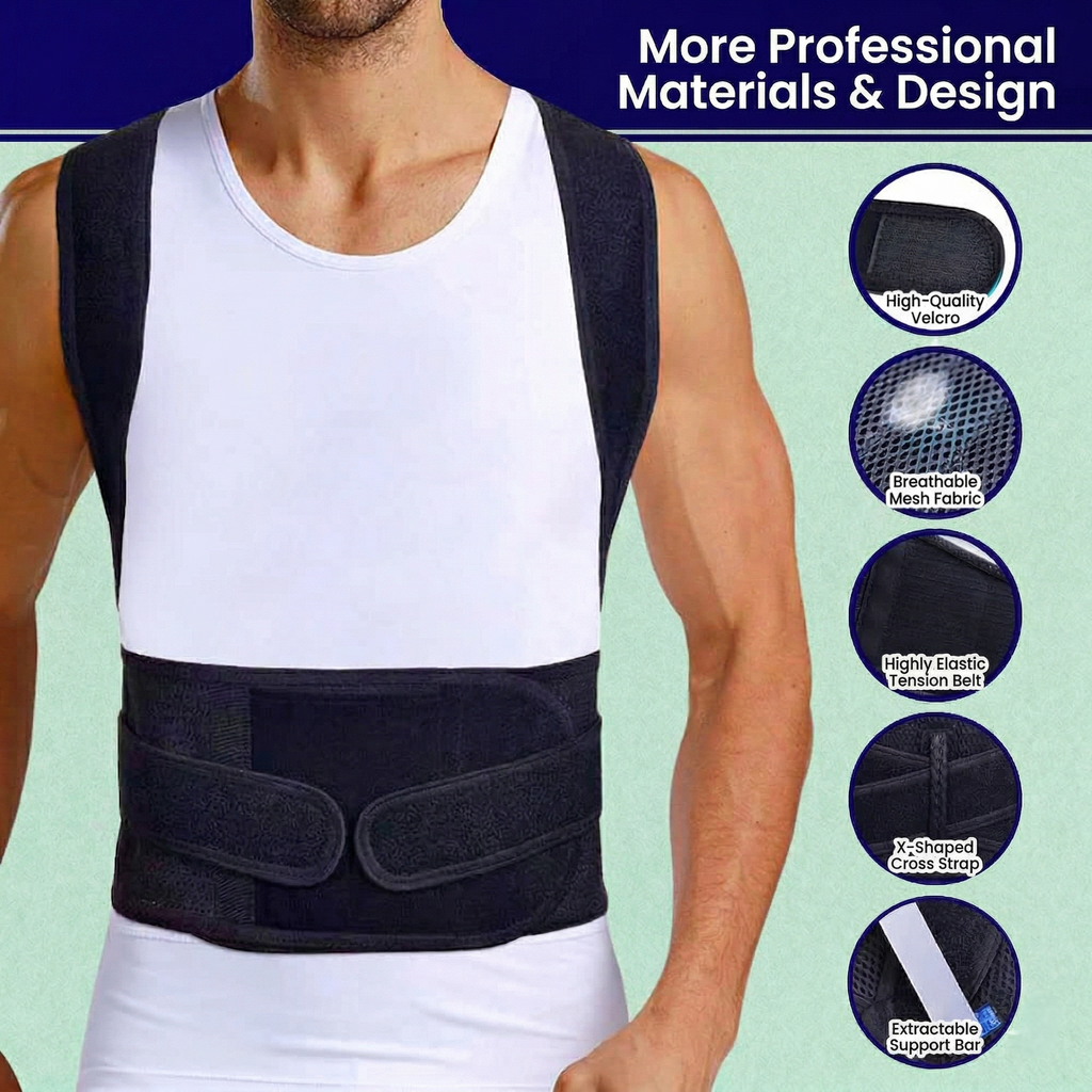 Upgraded Posture Corrector Back Brace for Men and Women